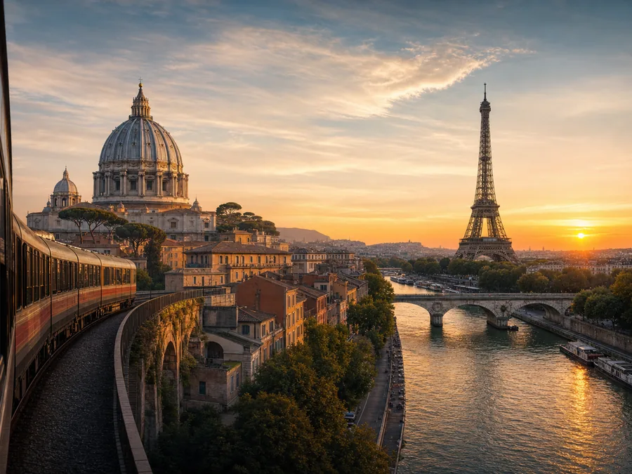 France & Italy, Rome to Paris