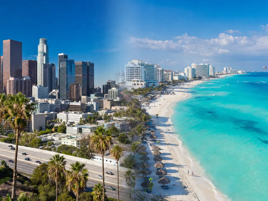 USA & Mexico: City to Beach