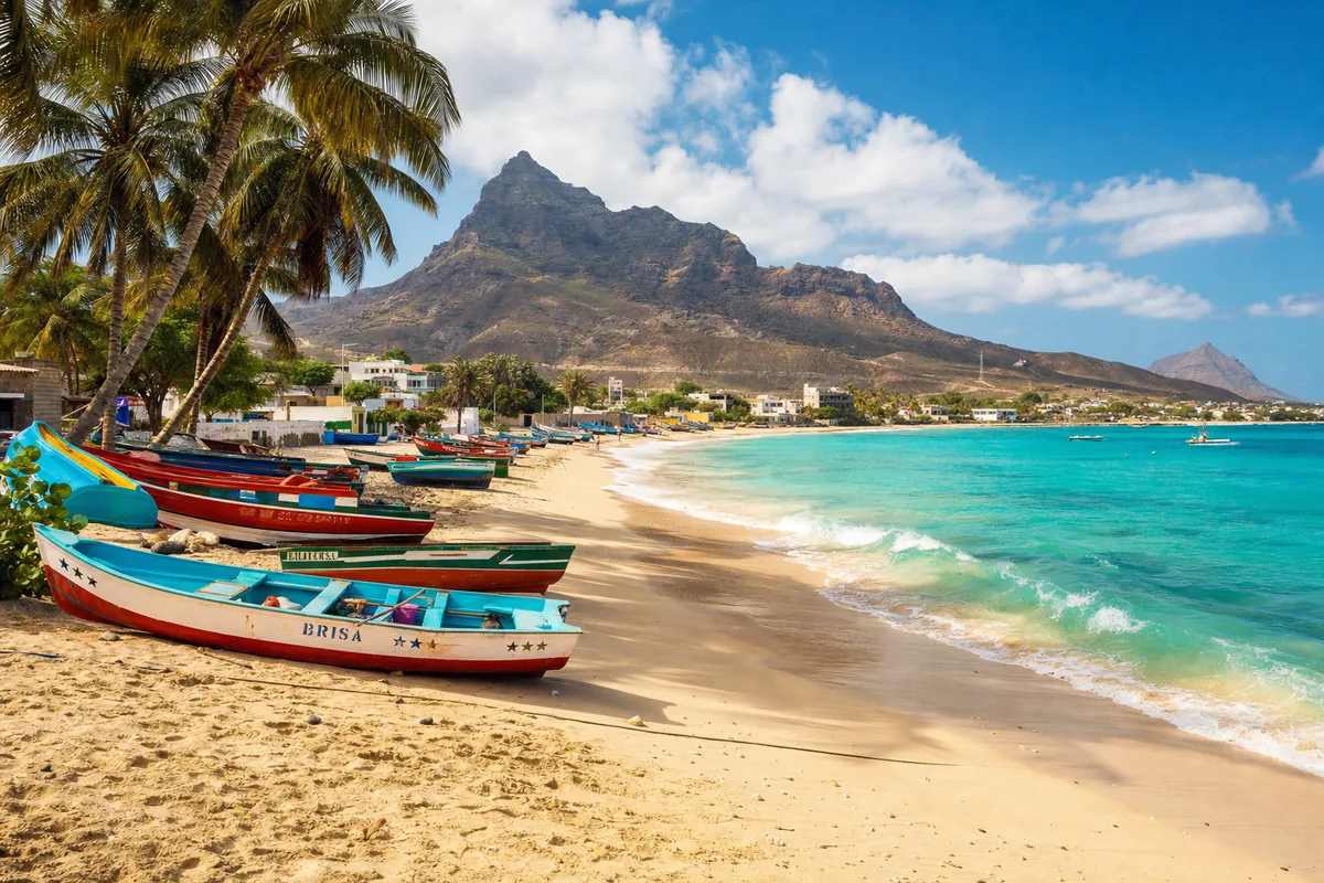 Beach in Cape Verde